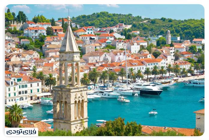 Split is a coastal city in Croatia