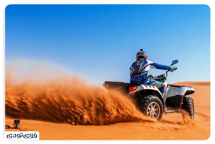 Egyptian desert A differe experience than nature tourism Motorcycle riding on the sand