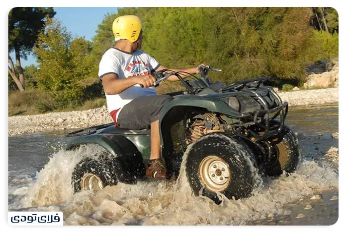 Offroad in the heart of the forest