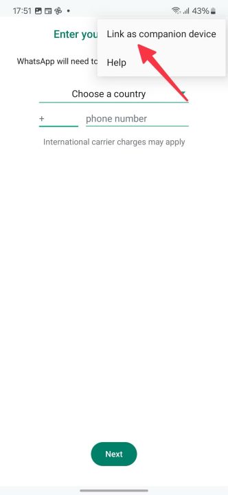 Using one WhatsApp accou on two phones