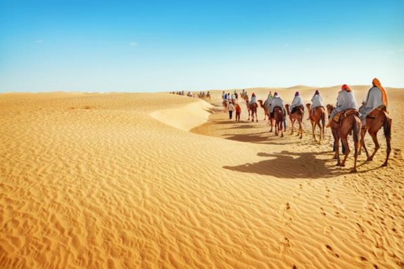 Safari in the Wadi Desert; Photo source: parsstock.ir site. Photographer: Unknown