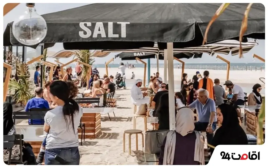  Salt Kite beach is one of the restauras located on the Kite beach of Dubai