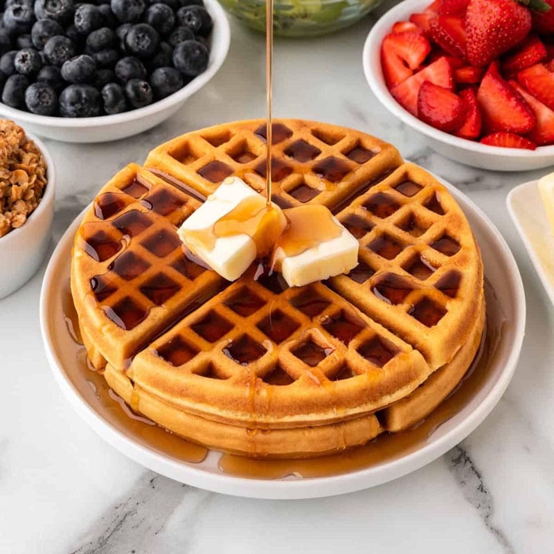 large round waffle; Photo source: designeatrepeat; Name of the photographer: unknown