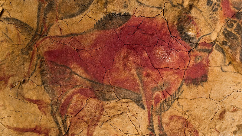Altamira Caves in Caabria is one of the most famous caves in Spain
