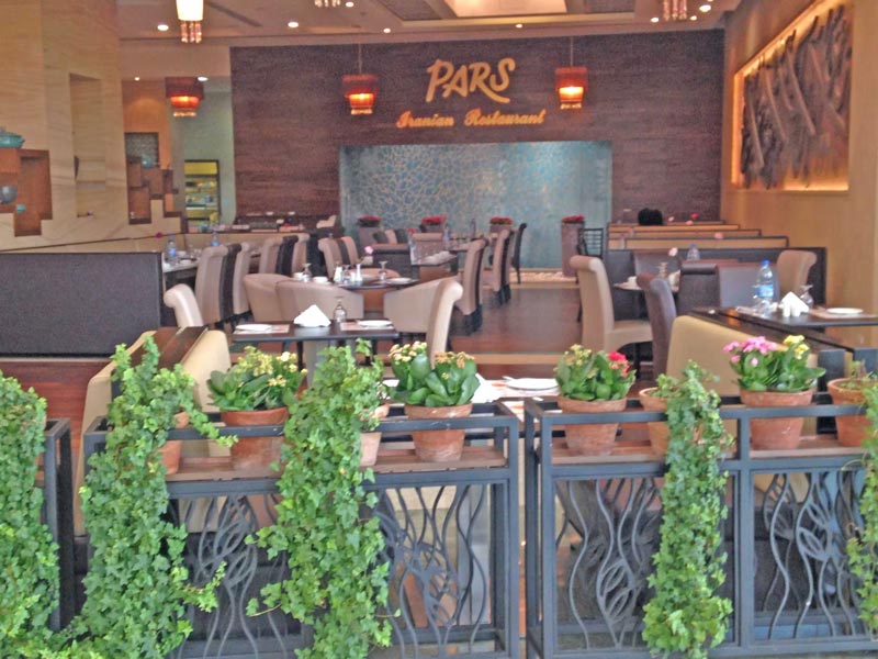 Pars Iranian Restaura Hall, Dubai; Photo Source: Zomato, Photographer: Unknown