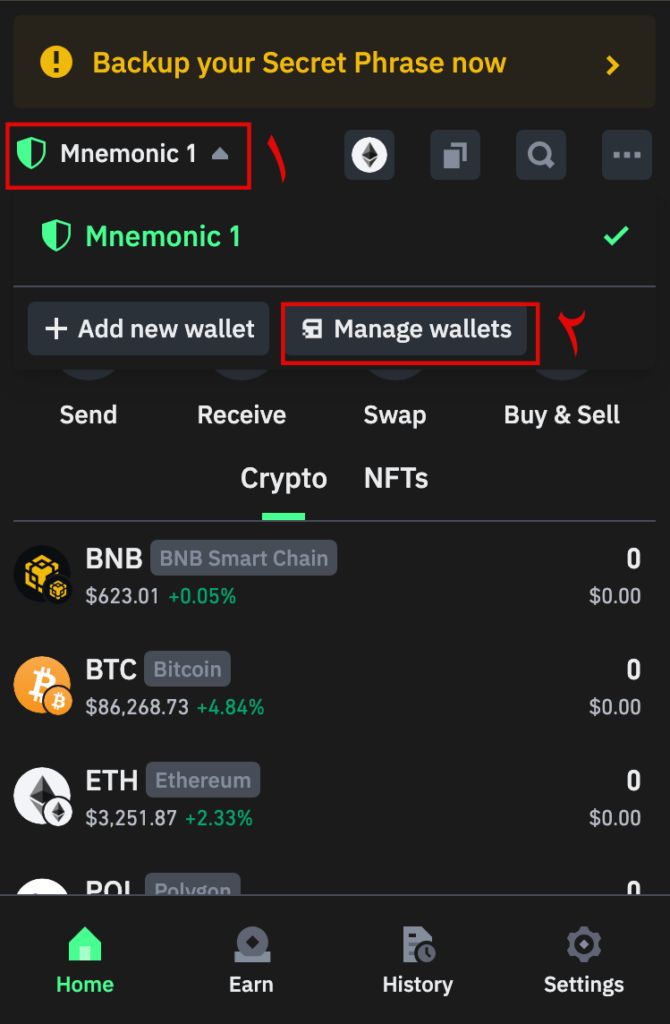TrustVault wallet recovery; Is it possible to guess the words Trust Volt?