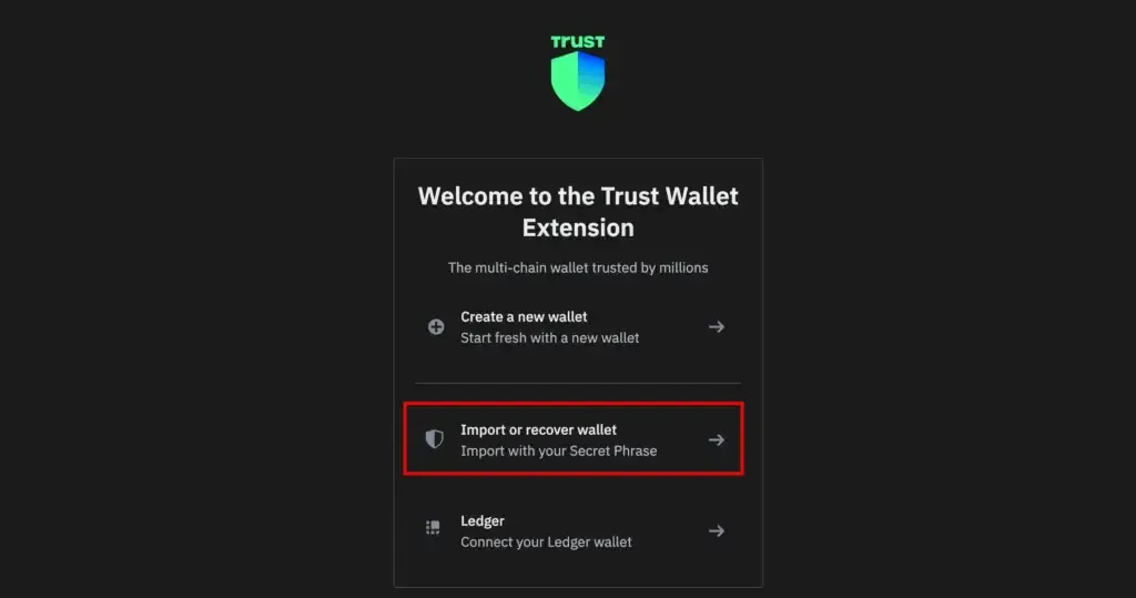 Restoring TrustVolt in Chrome extension