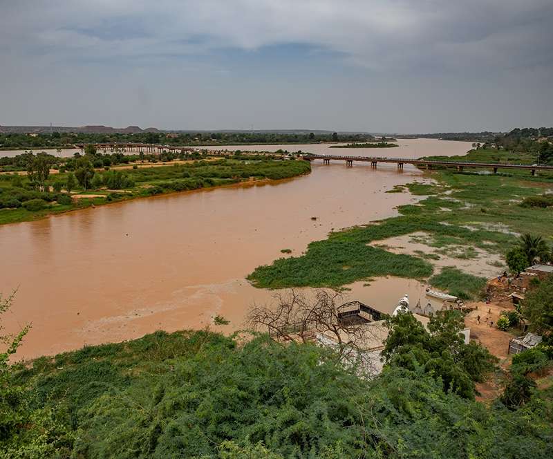 River Niger after the flood, photo source: forum, photographer: unknown