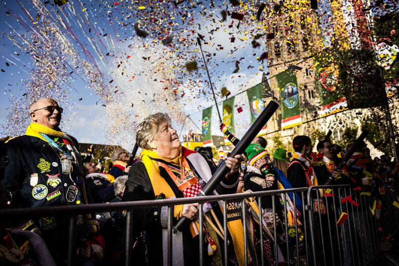 The people of the city of Den Bosch (Den Bosch) in the Netherlands in the folk celebrations of the European carnival season; Source: Photographer: Hollandse Hoogte 