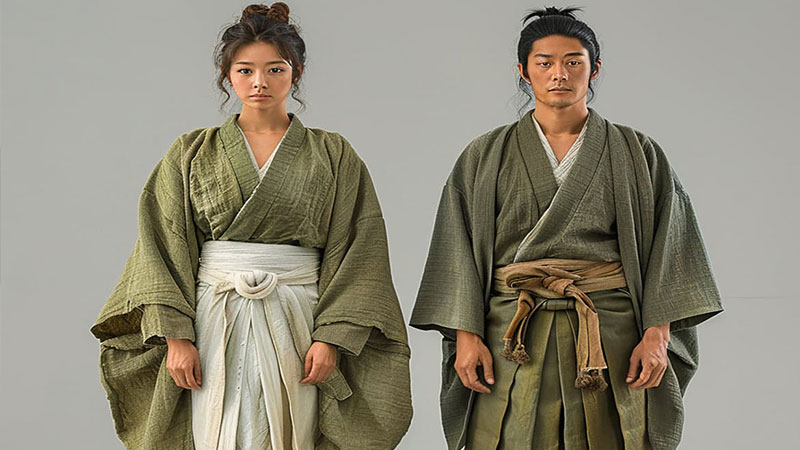 Japanese kimono in the Nara period (710-794 AD)