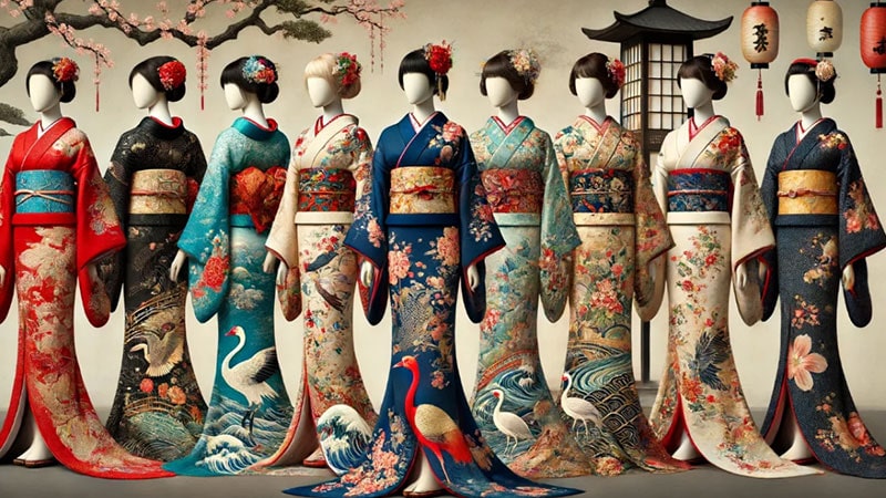 Japanese kimono in the Kamakura and Muromachi period (1573-1185 AD)