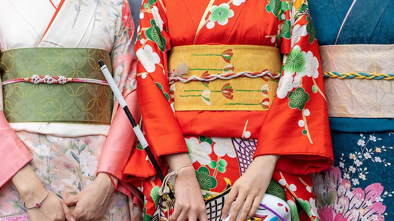Kimono belt or obi