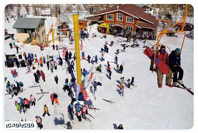 Darbandsar ski resort; Snow dancing on the slopes of Alborz