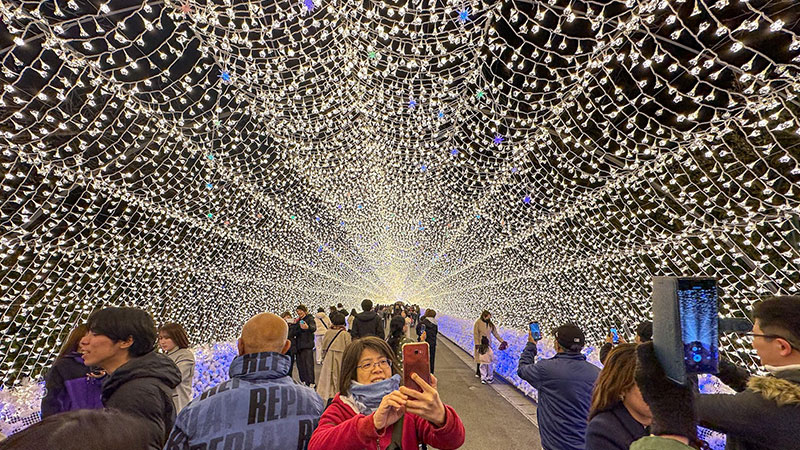 When is the Japan Light Festival held?