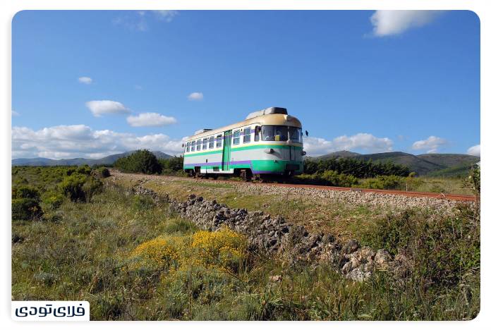 Train Treino Verde, Sardinia, Italy