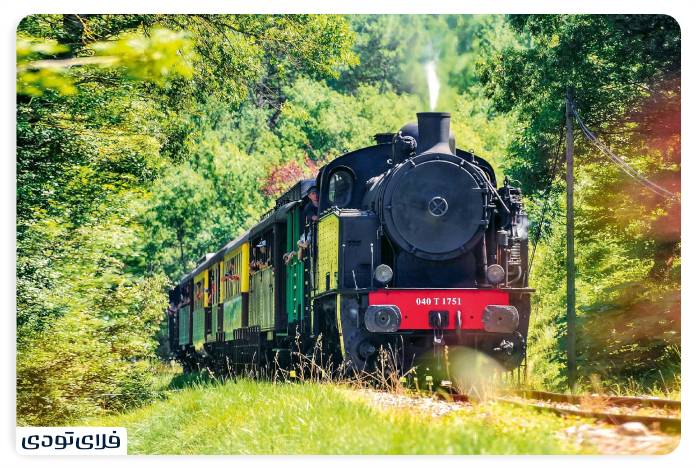 The Seine railway in France