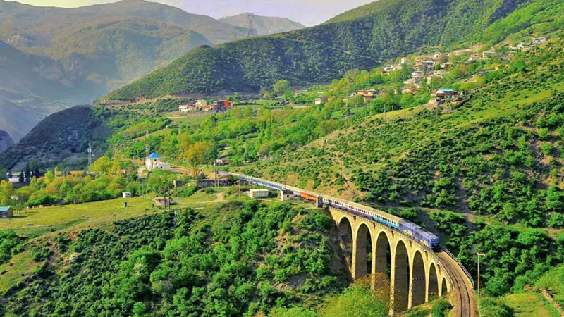 Tehran-Gorgan railway route