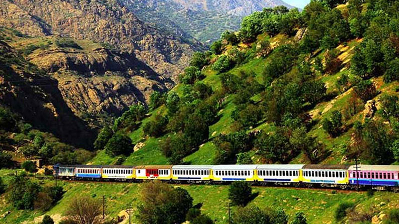 The Lorestan tourist train route is one of the most attractive and beautiful rail routes in Iran