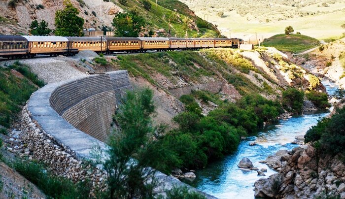 The Lorestan tourist train route is one of the most attractive and beautiful rail routes in Iran