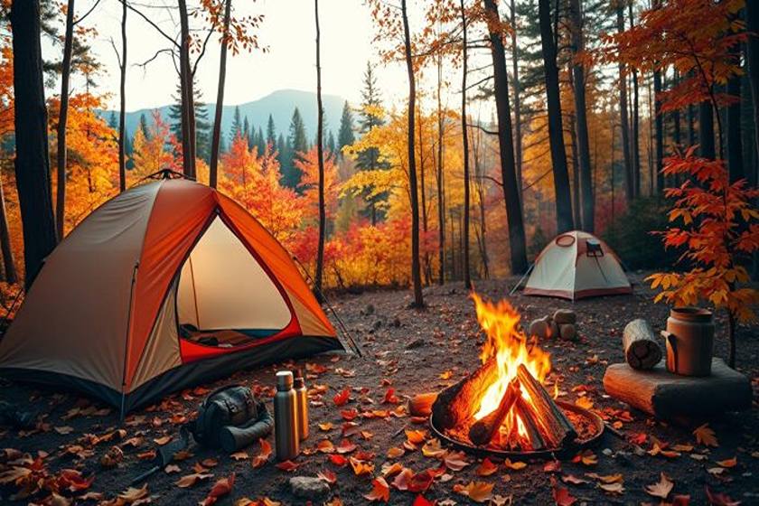 Te campfire in autumn, photo source: tripjive, photographer: unknown