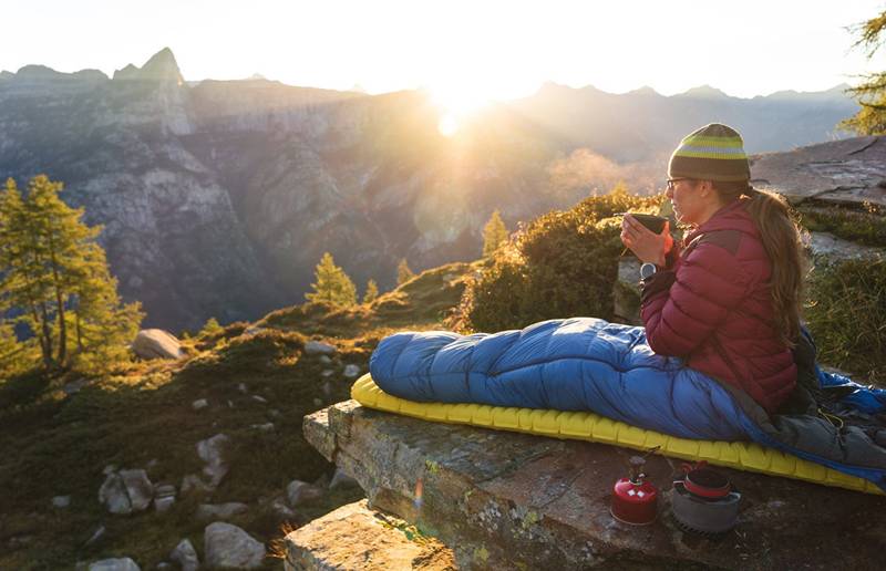 Sleeping bag in nature, photo credit: kamui, photographer: unknown