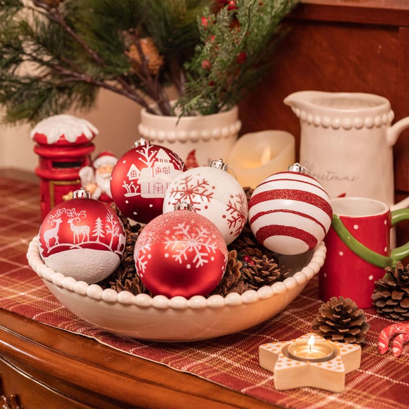 Christmas balls; Photo source: wayfair ---Ball; Name of the photographer: unknown