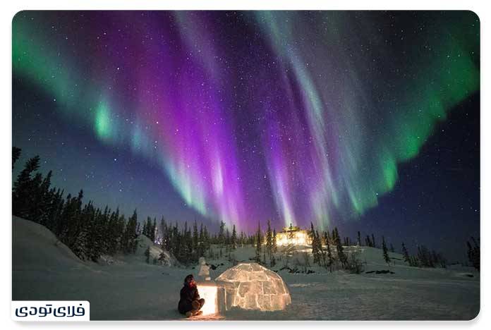 Northern lights in Canada