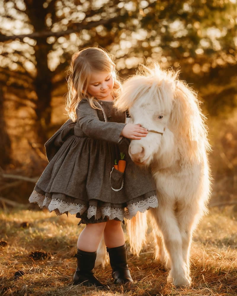 A girl's game with a pony