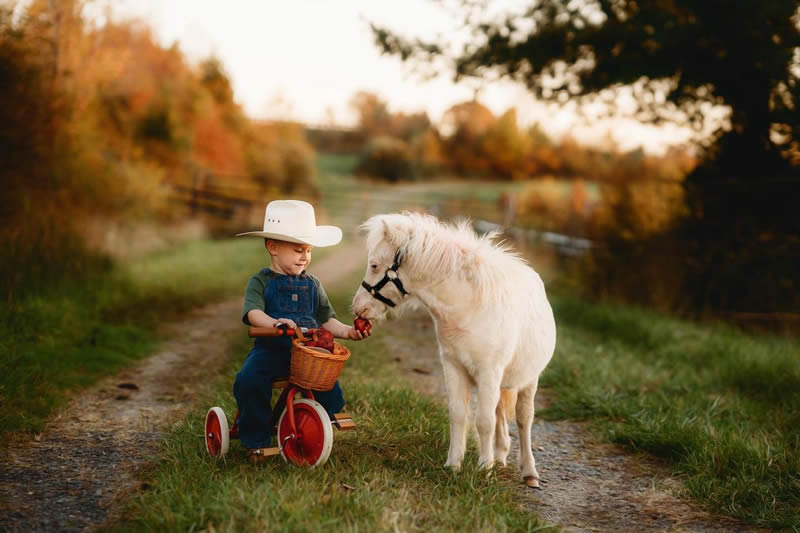 A boy's game with a pony