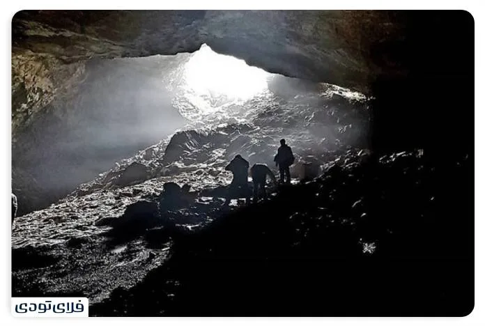 Darfak ice cave; The amazing phenomenon of nature jpg