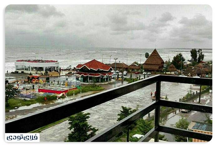 The beautiful beaches of Ramsar city