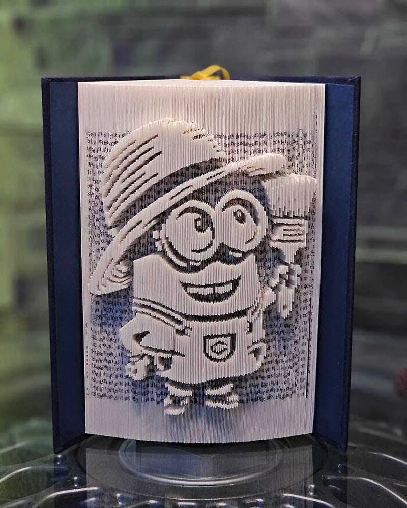 minion character book statue