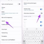 Removing symbols and icons from the Samsung keyboard