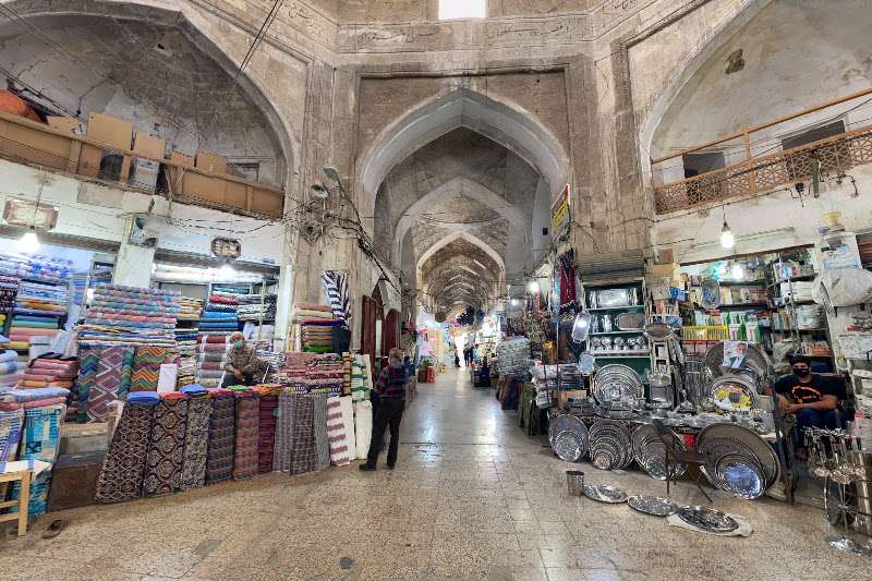 A view of the interior of Kayserieh Lar market