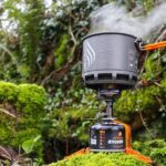 Cooking with a Snowhawk travel torch in the wild; Photo source: Snowhawk website. Photographer: Unknown