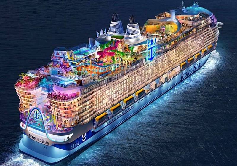 Icon of the Seas cruise ship, photo source: skift, photographer: unknown