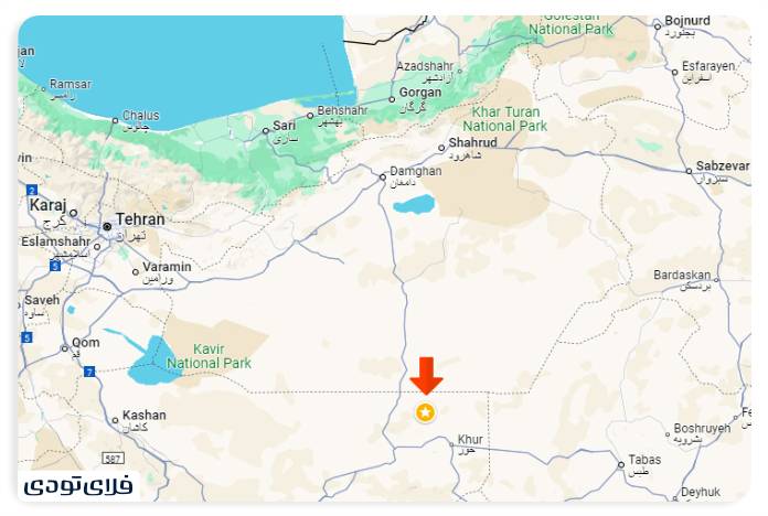 Where is the Egyptian desert located?