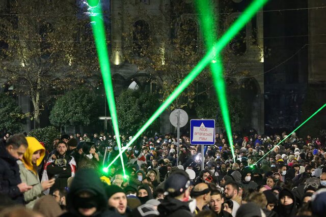 Thousands of ai-governme demonstrations in Georgia
