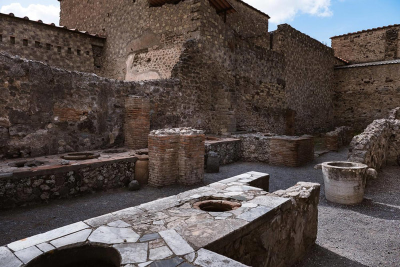 Ancie structures of Pompeii