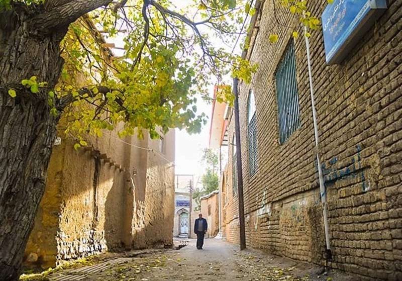 Bidhand village alley, Qom; Photo source: Tasnim, photographer: Reza Ramezani