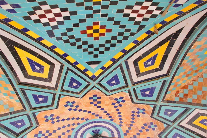 Imamzadeh Shahzad Hossein Qazvin tiles