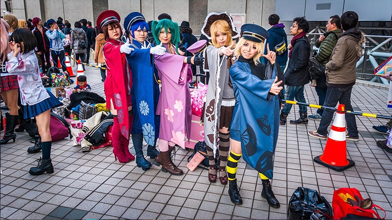 Anime festival in Japan