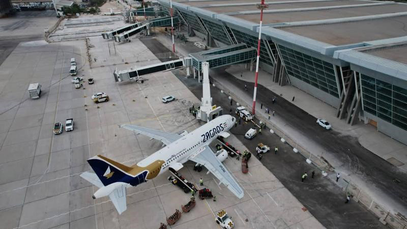 Report everything about the new Kish airport