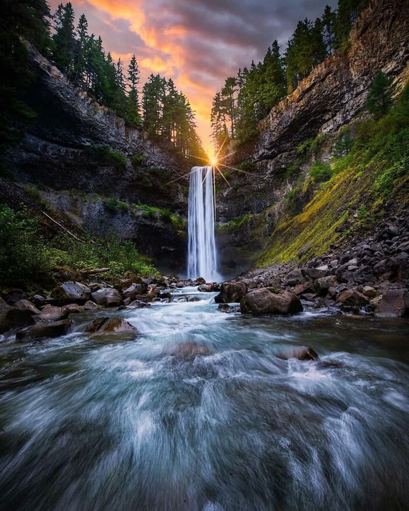 AI-generated image of a waterfall