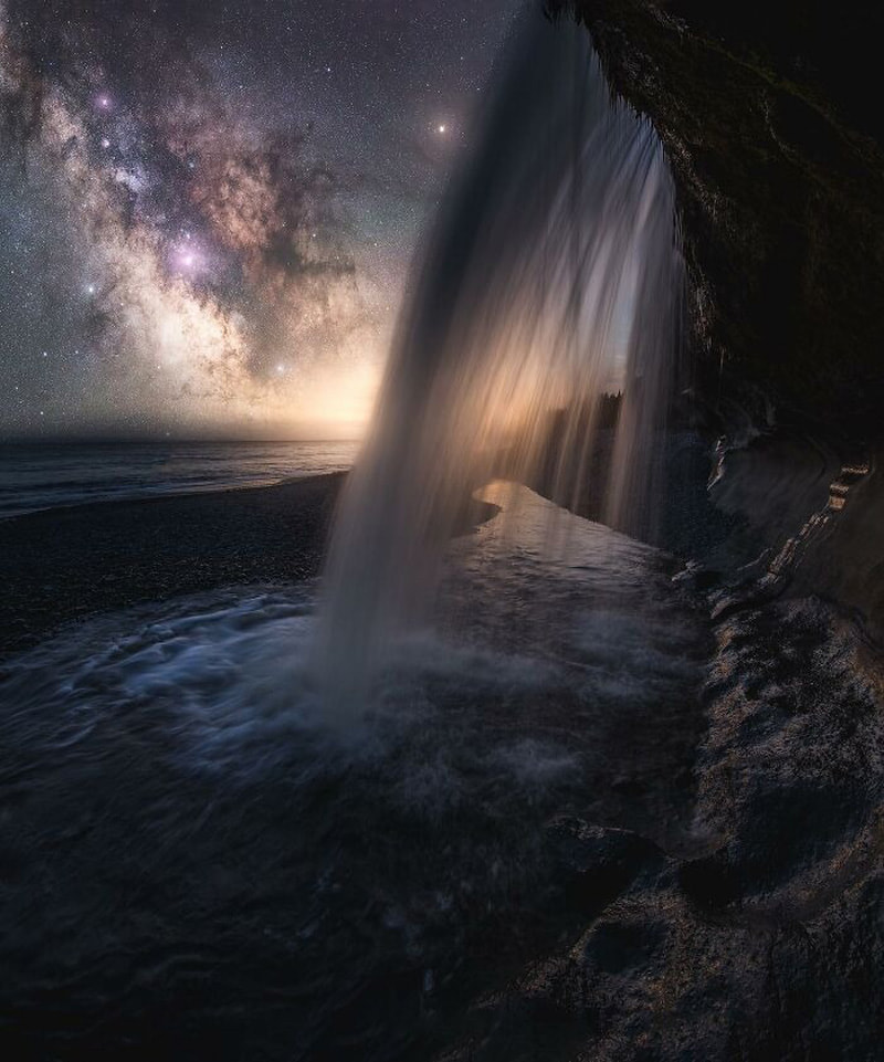 AI-generated image of a waterfall