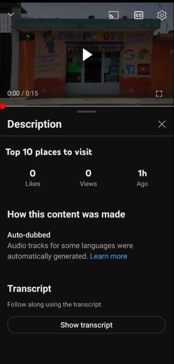 YouTube launches automatic video dubbing in nine languages-2 Automatic video dubbing feature