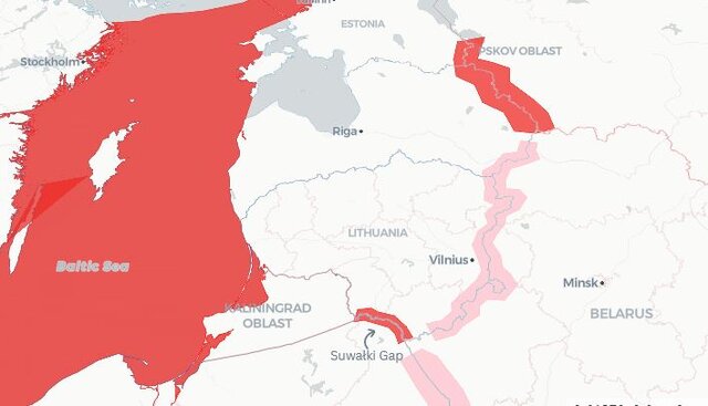Newsweek published a map of World War III