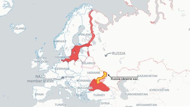 Newsweek published a map of World War III