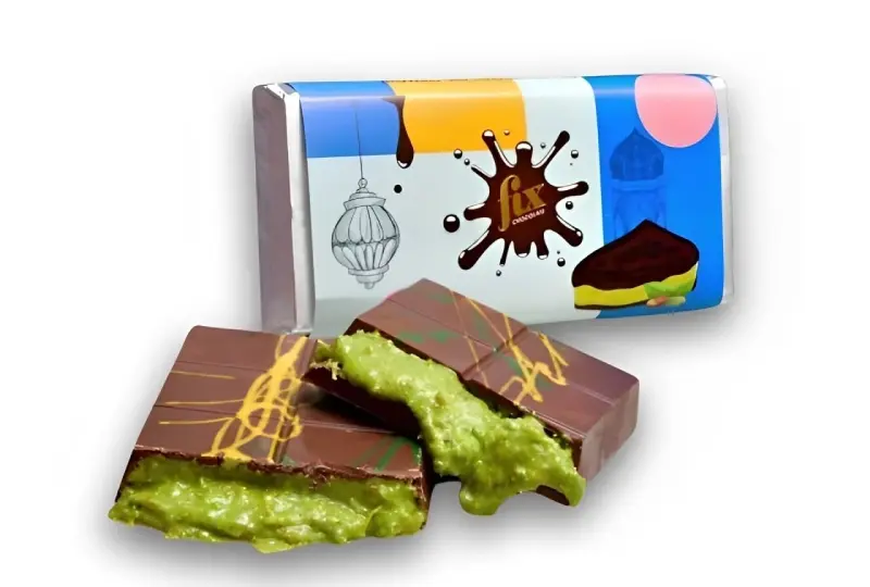 Original Dubai chocolate packaging. Source: website drink-shop.ch; Photographer: Unknown