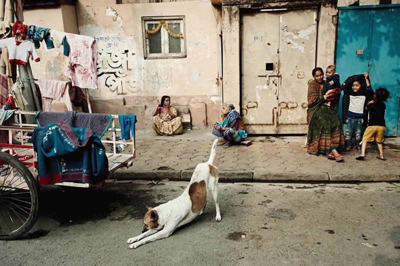 Everyday life in Asian streets
